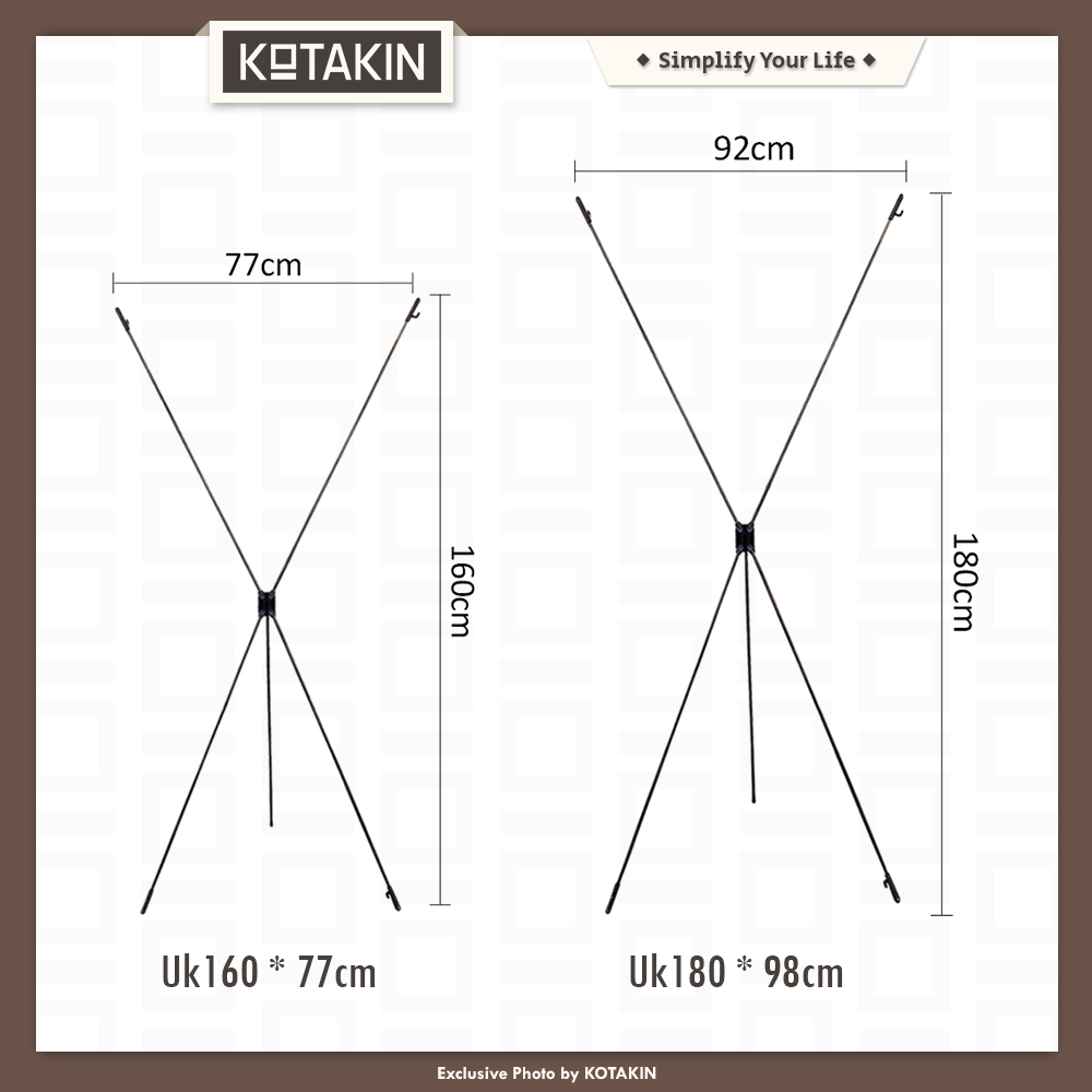 Rangka X Banner Fiber